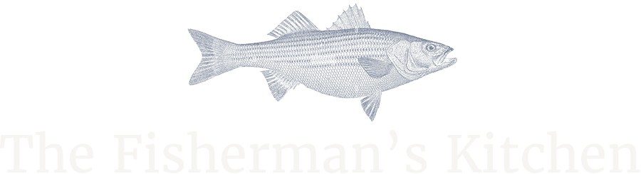 The Fisherman's Kitchen Striper Fish Logo