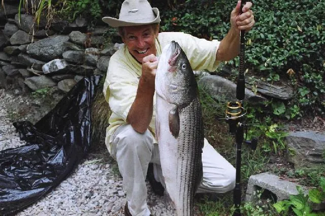 Leo with 20 Pound Striper